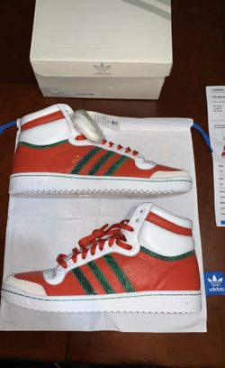 Adidas Originals mi Top Ten Custom Hi-Top Shoes. Size 13.5.