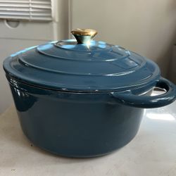 World Market Cast Iron & Enamel Dutch Oven |  New