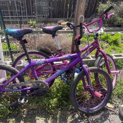 Girls bicycles