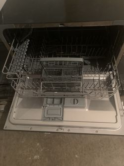 EdgeStar 21.63-in Portable Countertop Dishwasher (Metallic Look