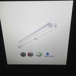 New 4' Metalux Linear Led Light Strip 5000 Lumens Water Resistant, Dimmable 120v