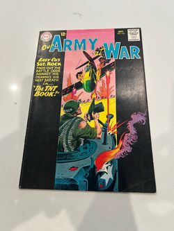Our Army At War 134 DC Comics 1963 Robert Kanigher Joe Kubert 5.0 Beauty!