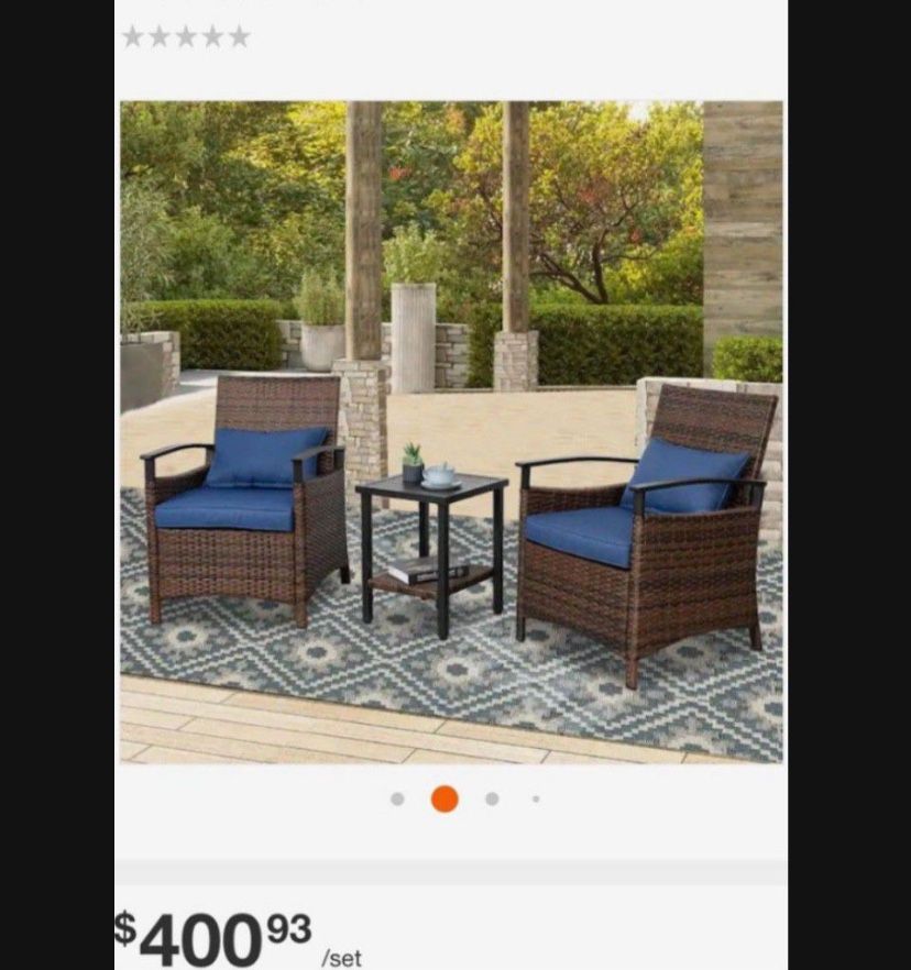 Chairs Patio Chairs Patio Set Outdoor Furniture Porch Chairs Outdoor Patio Furniture Set Patio Set Outdoor Furniture Outdoor Furniture Set Brand New