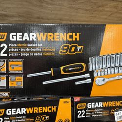 Gear Wrench 22 Piece Metric Socket Set (New)
