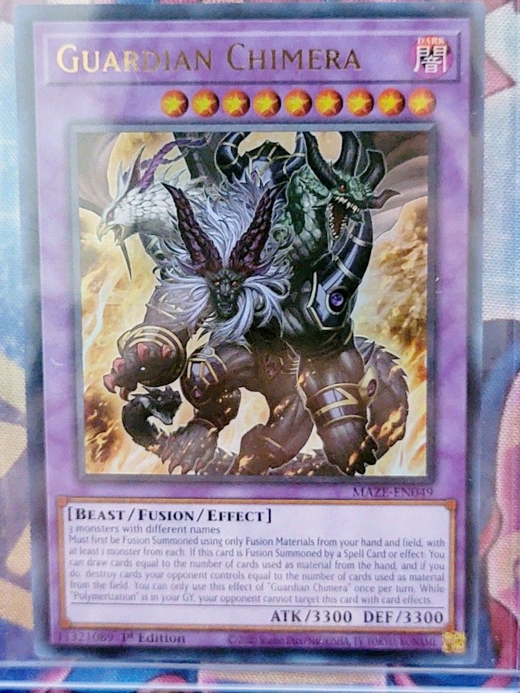 Yugioh! Guardian Chimera - MAZE-EN049 - Ultra Rare - 1st Edition Near Mint