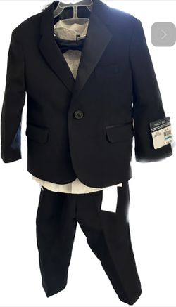 Nautica Baby Boys 4-Piece Tuxedo with Dress Shirt, Bow Tie, Jacket, and Pants