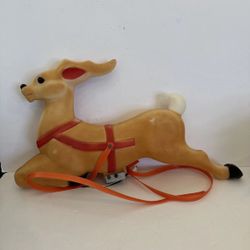 VTG General Foam Santa's Reindeer Replacement Christmas Blow Mold Yard Decor