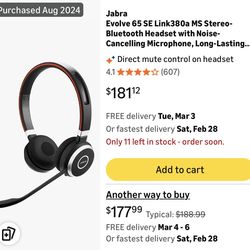 Brand New Jabra Evolve 65 wireless headset