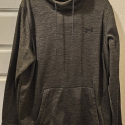 UNDER ARMOUR Cold Gear  Fleece Hoodie Green Men's Extra Large - Used Like New