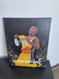 Kobe Bryant Hand Painted  Painting 