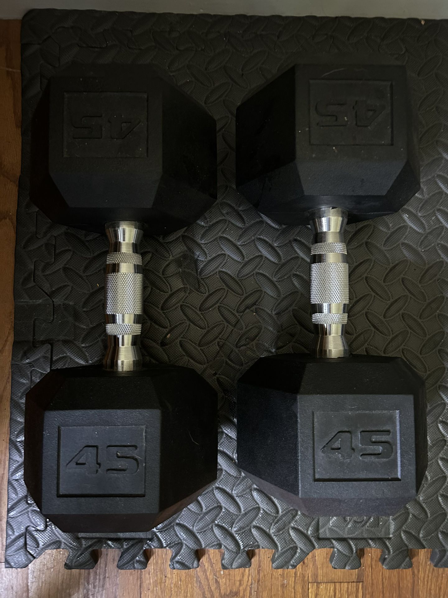 45 LB weights