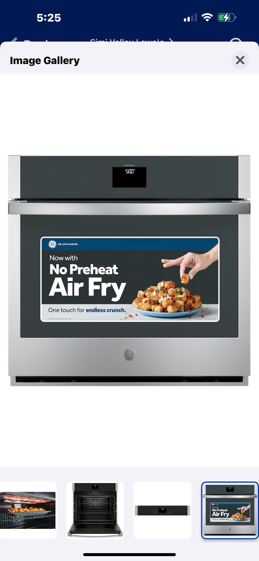 NEW GE 30”SMART SINGLE ELECTRIC WALL OVEN WITH ❤️ AIRFRY❤️ CONVECTION AND SELF CLEANING AND 3 YEAR EXTENDED WARRANTY FULLY TRANSFERABLE 9/1/24