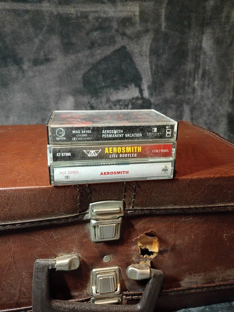 Aerosmith Cassette Tape Collection