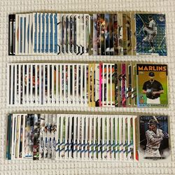 Miami Marlins 100 Card Baseball Lot!