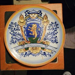 Beautiful Vintage 1980's Chinese Hand Painted 10 3/8" Diameter

