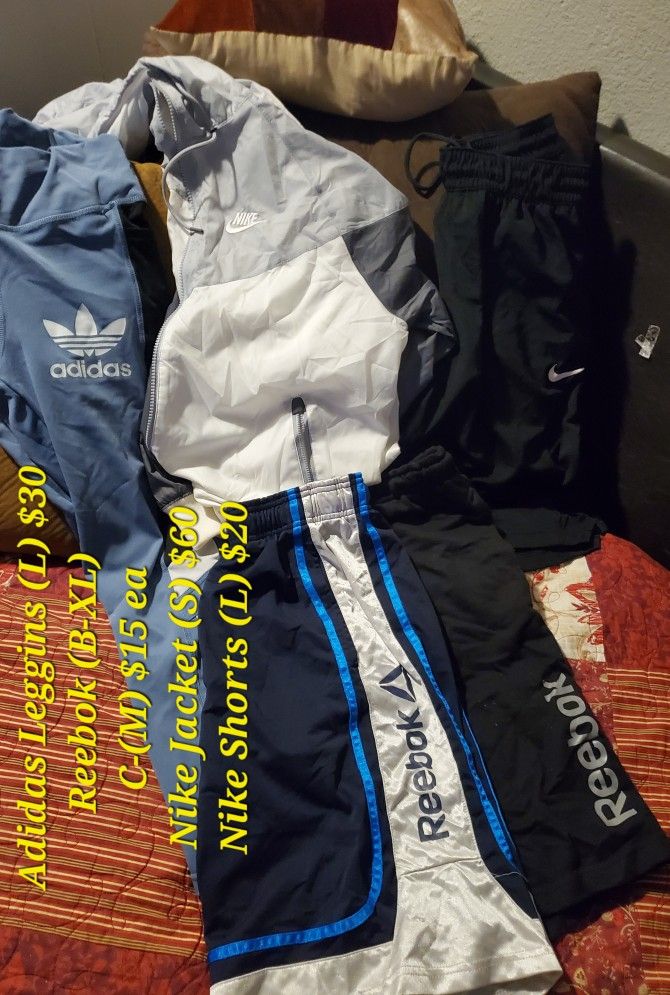 Adidas, Rebook And Nike