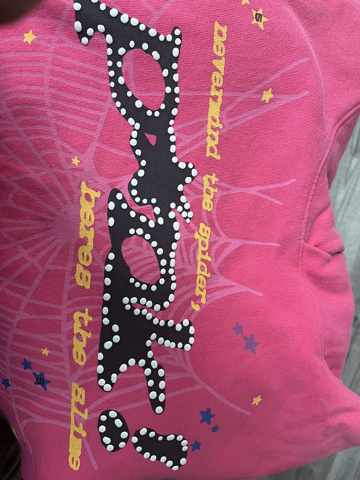 Pink P*nk! Sp5der Hoodie