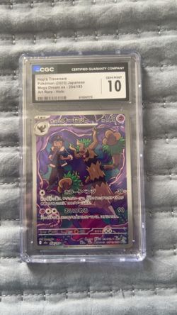 CGC 10 Hop's Trevenant 204/193 Mega Dream ex Japanese Art Rare Holo