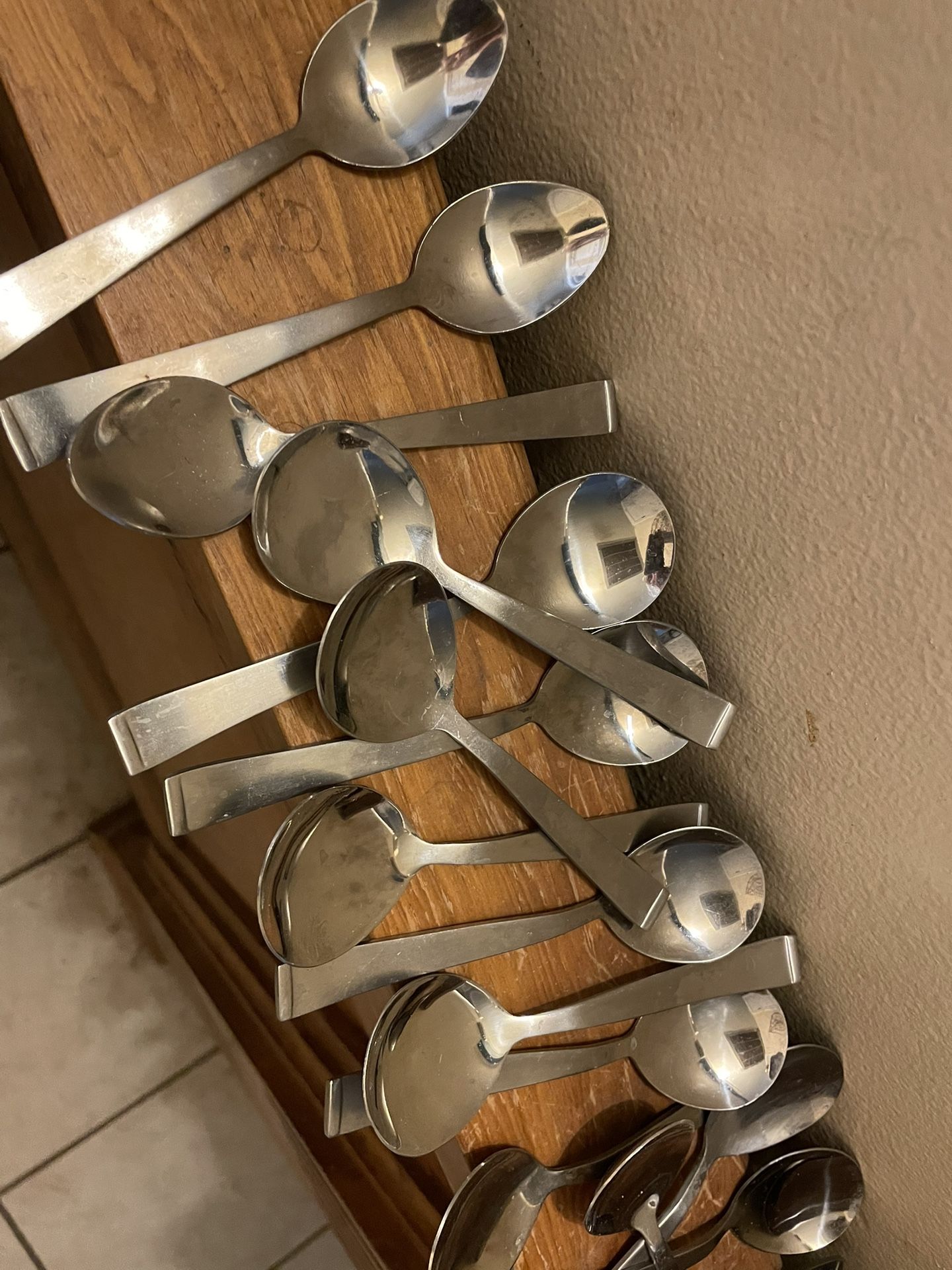 teaspoons For Sale. One Dollar Each Or 40 Teaspoons For $15. Lightly Used.