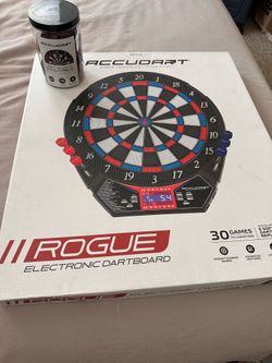 Dart board with 24 extra darts