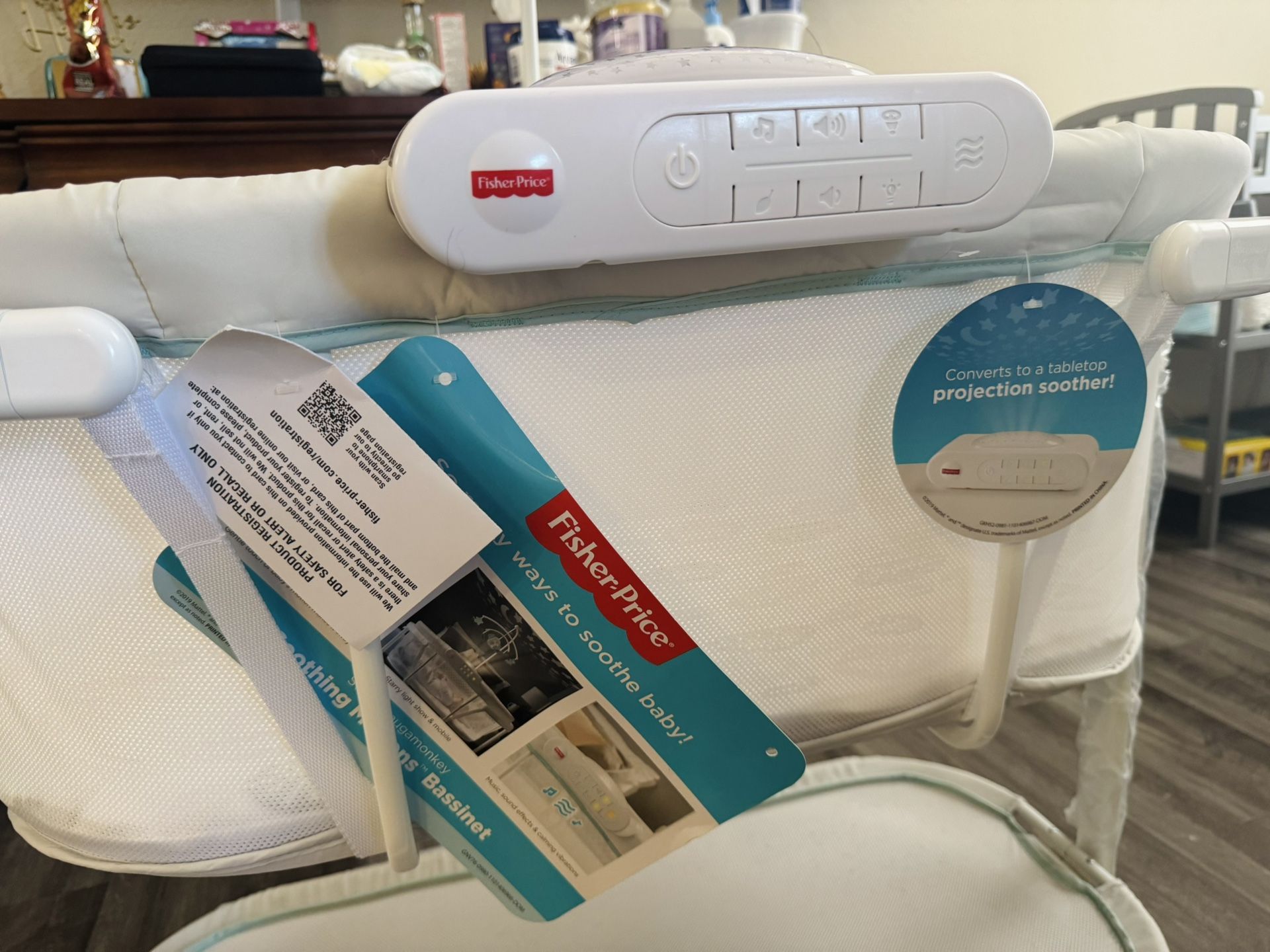 Bedside Sleeper Fisher Price Calming Vibrations Bassinet Fisher