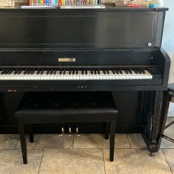 Piano With Bench