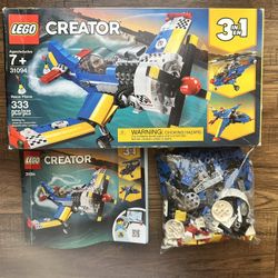LEGO Creator 3 in 1- Set #31094- Race Plane