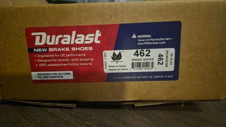 Duralast New Brake Shoes #462