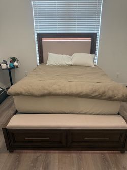 Queen bed frame