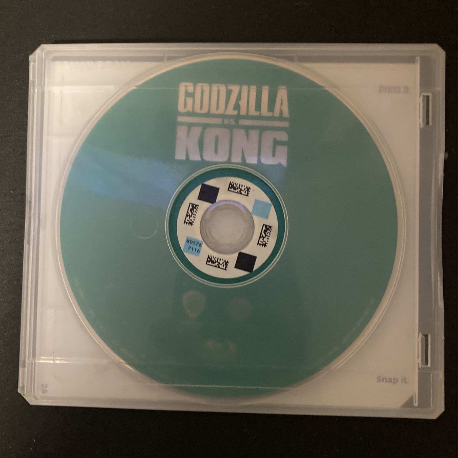 Godzilla Vs Kong DVD
