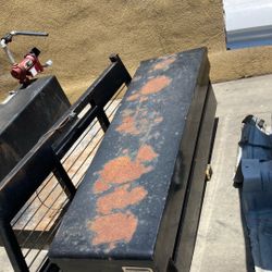 Toolbox, Gas tank, And Bed Grill
