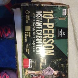 10 Person Pop Up Cabin Tent 