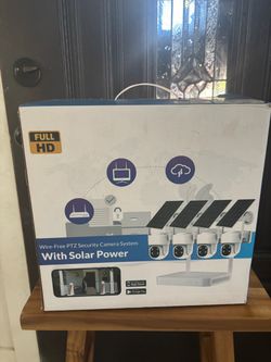 Wire free PTZ solar security for pack cameras