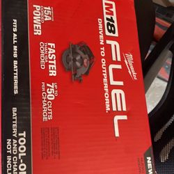 Milwaukee M18 FUEL 18-Volt Lithium-Ion Brushless Cordless 7-1/4 in. Circular Saw (Tool-Only) solo herramienta