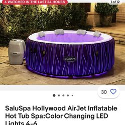 Hot Tub Jacuzzi (inflatable) Saluspa Brand