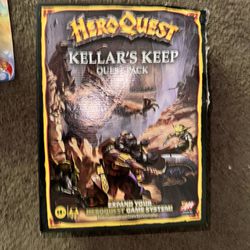 HeroQuest: Kellar's Keep Quest Pack Expansion Hasbro Hero Quest New!