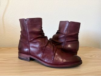 NEW John Varvatos Morrison Sharpei Boots — Wine, Size 9 US / 42 EU