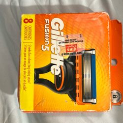 Gillette Fusion 8 Cartridges- Never Opened