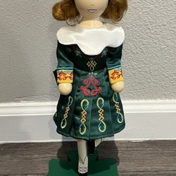 Nutcracker Village International Collection 14” Irish Dancing Girl