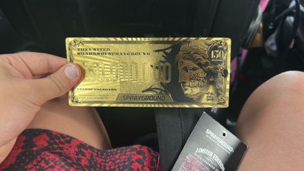 SprayGround Tag and Ticket