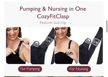 Momcozy nursing/pumping bra