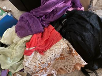 Girls Disney Dress Up Costume Lot - Moana Skirt & Top, Princess Play Clothes Fabric