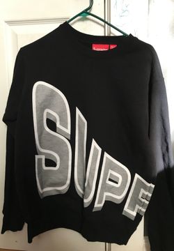 BLACK “BIG SUP” SUPREME CREWNECK SMALL