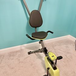Like New Exercise bike w/ Strength System 