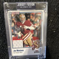 Joe Montana jersey fusion patch