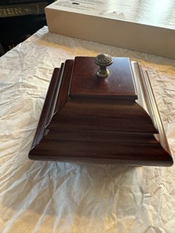 Bombay Wooden Musical Jewelry  Box For Rings And Earrings 