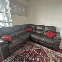 Sofa  -Power Recliner -Leather Sectional 