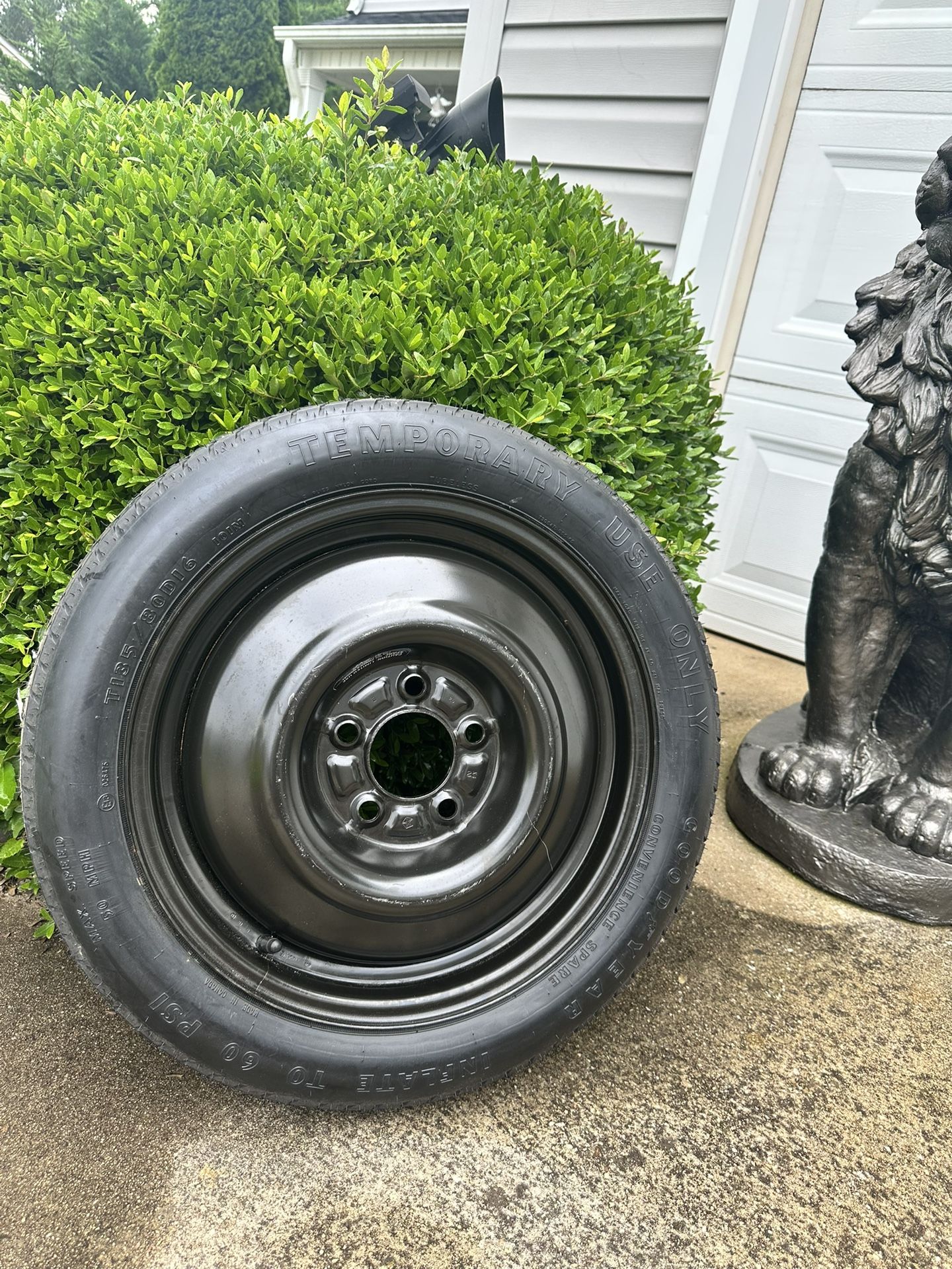 T135/80D16 GOOD YEAR TEMPORARY SPARE TIRE - BRAND NEW.
