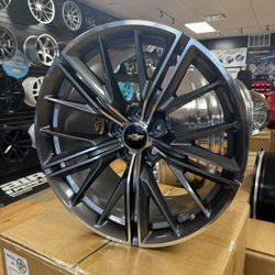 Camaro ZL1 Mesh Wheels Available In Gunmetal , Gloss Black , Chrome 5x120 20” Staggered Financing Payment Plans  
