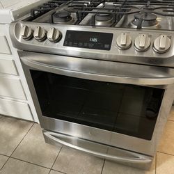 LG 5 Burner Stove Electric Oven